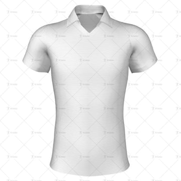 Rugby Shirt Pro-Fit Classic Collar Front View