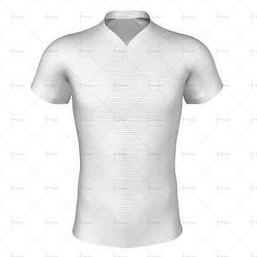 Wrap Collar for Pro-fit Rugby Shirt Front View