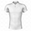 Wrap Buttoned Collar for Pro-fit Rugby Shirt Front View