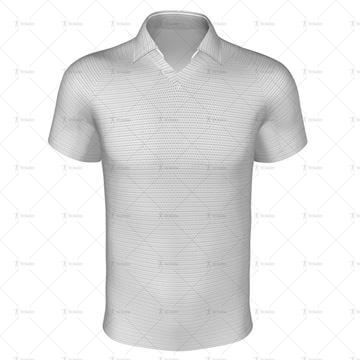Rugby Shirt Regular-Fit Classic Collar Front View