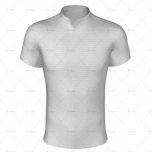 Stealth Collar for Regular-fit Rugby Shirt Front View