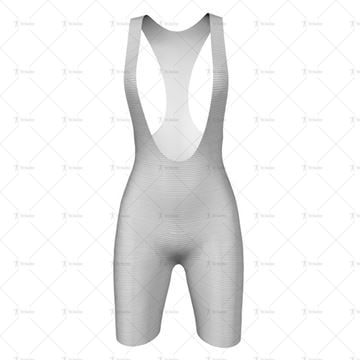 Womens Cycling Bib Shorts Front View