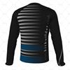 Mens Cycling Downhill Jersey  Round Collar Back View Design