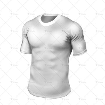 Bermuda Collar for Tight-Fit Rugby Shirt Front View