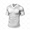 V-Neck Collar for Tight-Fit Rugby Shirt Front View