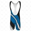 Mens Cycling Bib Shorts Front View Design