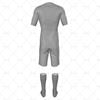 Mens Short Sleeve Full Football Kit Back View