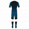 Mens Short Sleeve Full Football Kit Back View Design