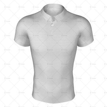 Polo Collar for Mens Pro-Fit Football Shirt Front View