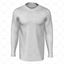 Mens LS Raglan Football Shirt V-Neck Collar Front View