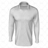 Classic Collar for Mens LS Raglan Football Shirt Front View