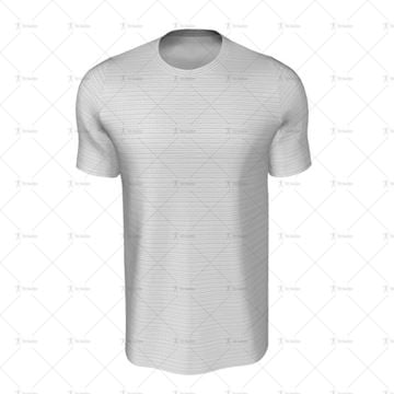 Round Collar for Mens SS Inline Football Shirt Front View