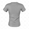 Womens SS Raglan Football Shirt V-Neck Collar Back View