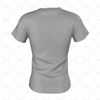 Round Collar for Womens SS Raglan Football Shirt Back View