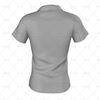 Classic Collar for Womens SS Raglan Football Shirt Back View