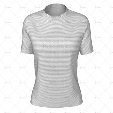 Insert Collar for Womens SS Inline Football Shirt Front View