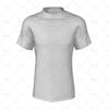 Round Collar for Mens Raglan Polo Shirt Front View
