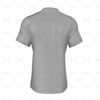 Round Collar for Mens Raglan Polo Shirt Back View