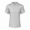 V-Neck Collar for Mens Raglan Polo Shirt Front View