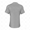 V-Neck Collar for Mens Raglan Polo Shirt Back View