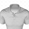 2 Buttoned Collar for Mens Raglan Polo Shirt Close Up View 3d kit builder