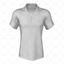 Zipped Collar for Mens Raglan Polo Shirt Front View