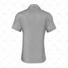 Classic Collar for Mens Raglan Polo Shirt Back View