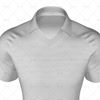 Classic Collar for Mens Raglan Polo Shirt Close Up View