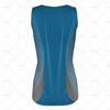 Womens Netball Dress V-Neck Collar Back View Design