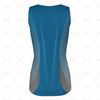 Womens Netball Dress V-Neck Collar Back View Design