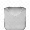 Round Collar for Womens Netball Dress Close Up View