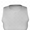 Round Collar for Womens Netball Racerback Close Up View