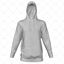Mens Inline Hoodie Hood Up Front View