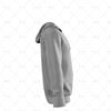 Mens Inline Hoodie Hood Down - No Pocket Side View