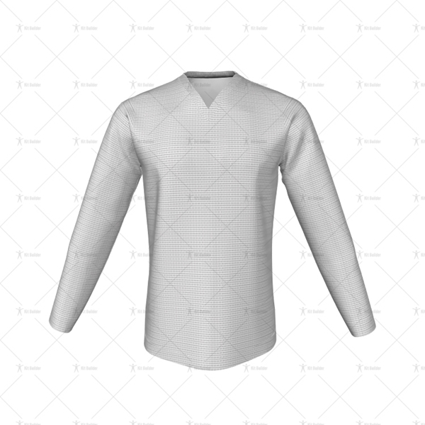 V-Neck Collar for Cricket Long Sleeve Slipover Front View