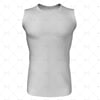 Round Collar for Mens AFL Jersey Front View
