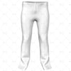Childrens Quarter Length Zip Track Pant Front View