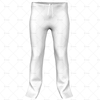 Childrens Quarter Length Zip Track Pant Front View