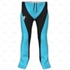 Childrens Quarter Length Zip Track Pant Front View Design