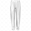 Mens 3 Quarter Length Zip Track Pants Elasticated Cuffs Front View