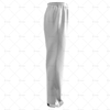 Mens 3 Quarter Length Zip Track Pants Elasticated Cuffs Side View