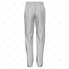 Mens 3 Quarter Length Zip Track Pants Elasticated Cuffs Back View