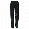 Mens 3 Quarter Length Zip Track Pants Elasticated Cuffs Back View Design