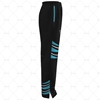 Mens 3 Quarter Length Zip Track Pants Elasticated Cuffs No Velcro Side View Design
