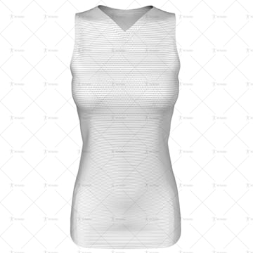 Womens Hockey Dress V-Neck Front View