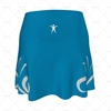 Womens Hockey Skort No Side Panels Back View Design