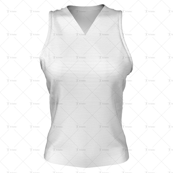 Womens Hockey Tank V-Neck Front View