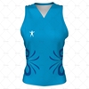 Womens Hockey Tank V-Neck Front View Design