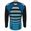 Inline Jersey V-Neck Collar Back View Design