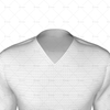 Inline Jersey V-Neck Collar Close Up View